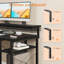 Galini L-Shaped Metal Base Writing Desk-389173591
