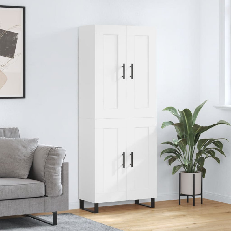 Valluri 69.5cm Wide Highboard, White