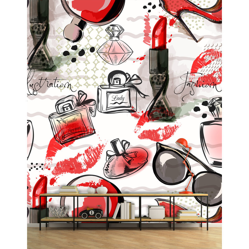 Adhésif mural Mcmurray Fashion, L 108 po x l 192 po