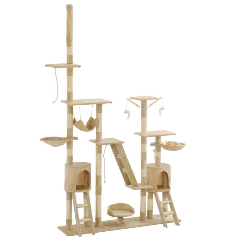 Nevin 250cm H Cat Tree, Beige