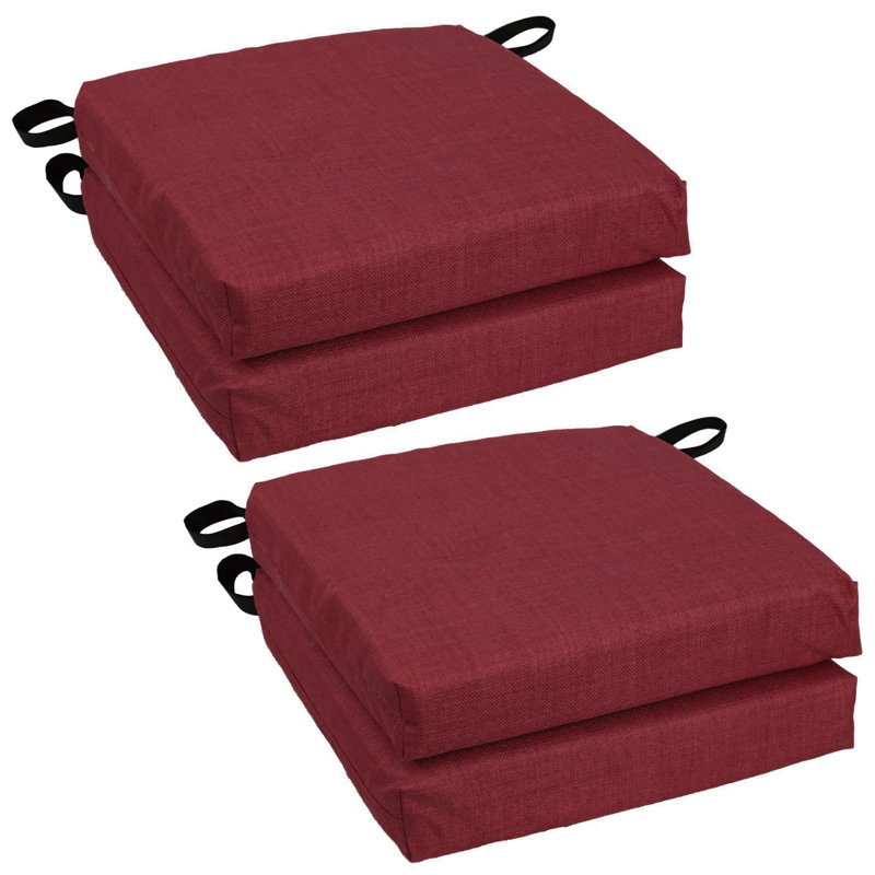 Outdoor 3'' Seat Cushion, Merlot