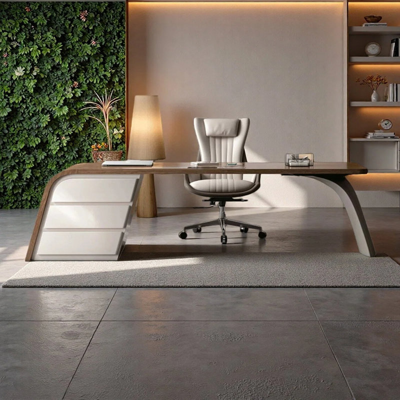 Ensemble de bureau, H 29,53 po x l 70,87 po x P 27,56 po