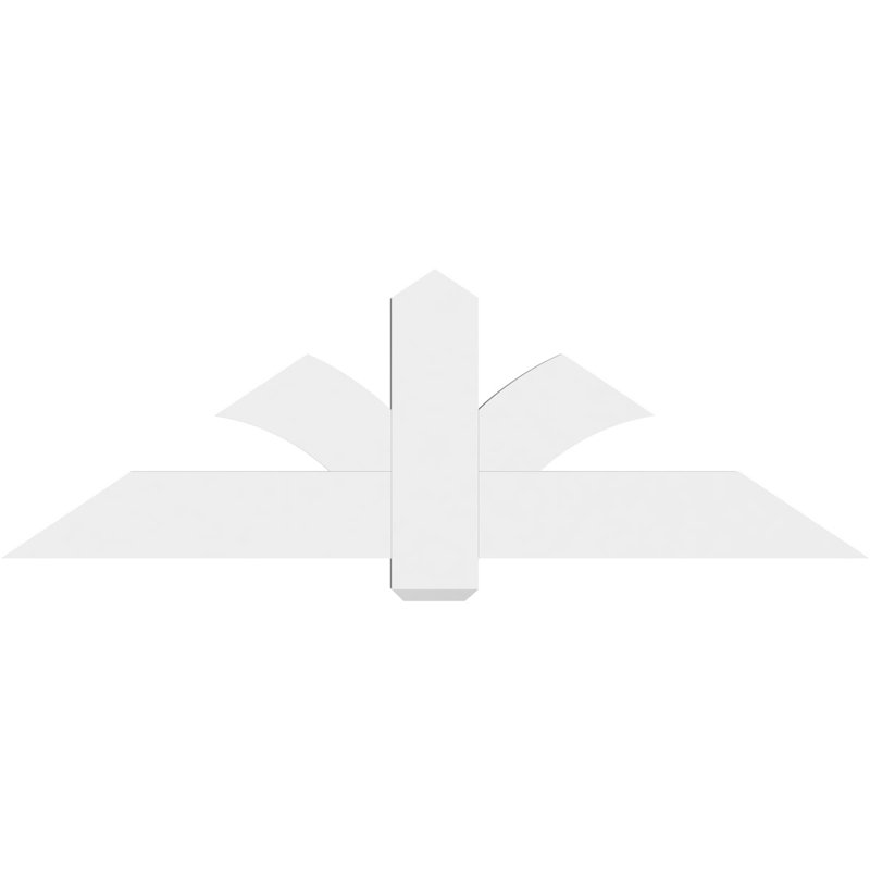 Support pour pignon en PVC Redmond, H 20 po x l 60 po (pas: 8/12), P 2 po x F 6 po
