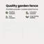 Vidaxl Garden Fence Powder-Coated Steel-116797992-116797993