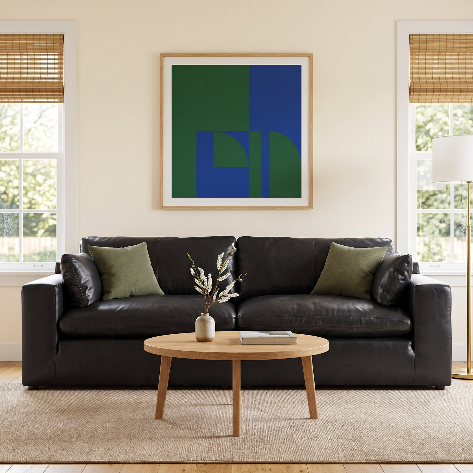Aberdeen Upholstered Loveseat, Black