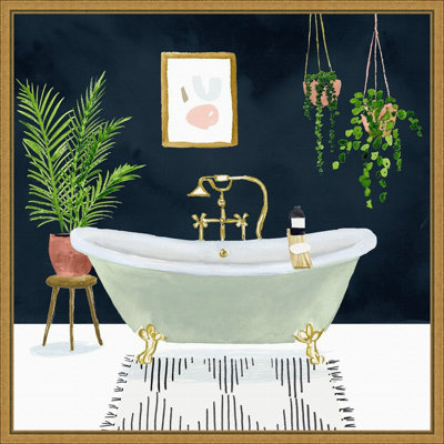 " Boho Bath I " by Victoria Borges