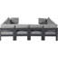 Canapé modulaire d'extérieur en U avec coussins 120 po Endyah-61189489-61209825