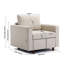 Canapé modulaire à siège simple avec repose-pieds-1213380492