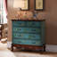 Buffet décoratif bleu en bois massif-1353338725