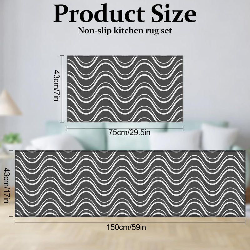 Danyar Non-Skid Kitchen Mat