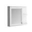 Rowland 880mm W 700mm H Surface Framed Medicine Cabinet Mirror 2 Fixed-36813465-36806554