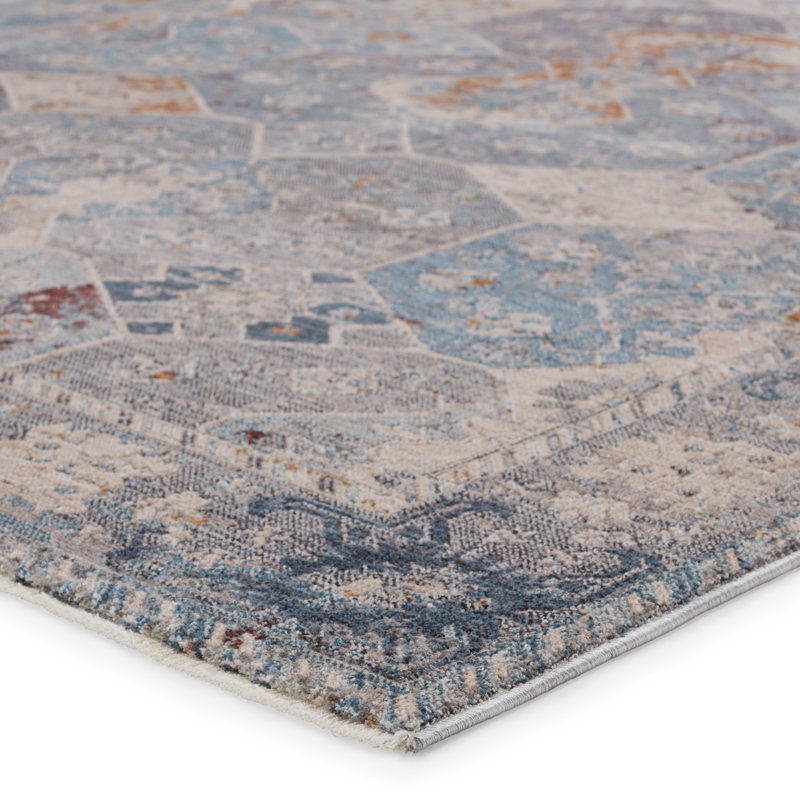 Tapis oriental gris Devoss, Rectangle 5 pi x 8 pi