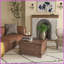 Table basse Farmhouse Surface facile à nettoyer pour le salon-1563774045