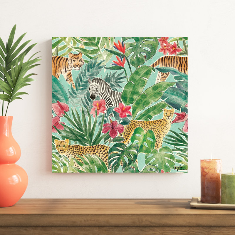 Jungle Vibes Step 01C, H 20 po x l 20 po x P 1,25 po