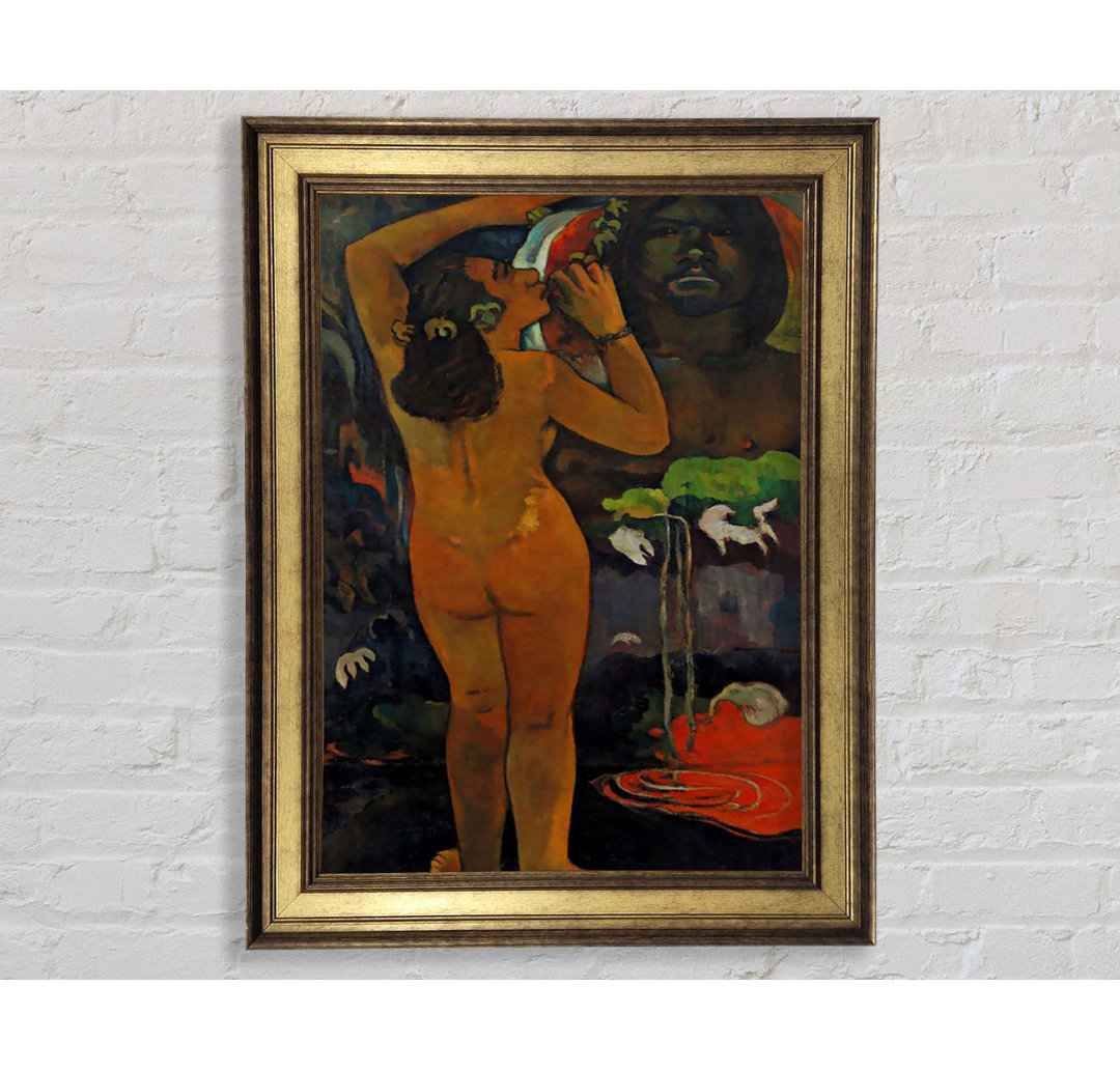 Gauguin der Mond und die Eh - Einzelne Bilderrahmen Kunstdrucke