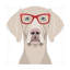 «Fimaraby Affiliates 'Weimaraner Porter Hipster Glasses 2», art sur toile-1343166403