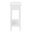 Table de chevet Ilithia avec rangement rabattable et tablette ouverte, table de chevet mince pour les petits espaces, table de bout étroite et moderne pour la chambre à coucher ou le salon, organisateur de table d'appoint peu encombrant-1332687816