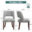 Chaise d'appoint rembourrée en bois massif-896201410