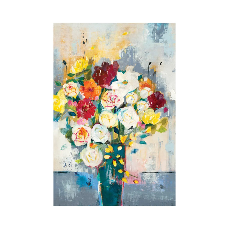 «On Becoming» par Jill Martin, reproduction d'art sur toile tendue, H 60 po x l 40po x P 1,5 po