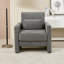 Fauteuil en chenille avec coussin en bois massif Classy-121047819