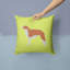 Coussin décoratif intérieur/extérieur carré barzoï-379233891-379233916