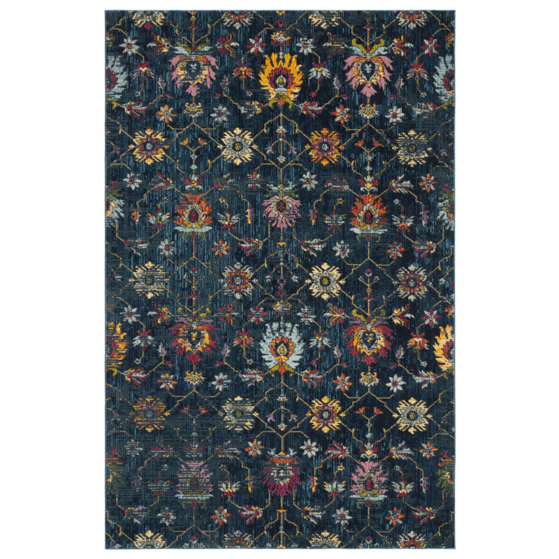 Machado Oriental Hand Hooked Area Rug, Rectangle 155 x 229 cm