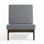 Ensemble de conversation en bois massif avec fauteuil sans accoudoirs, causeuse et table basse Polett-1168994216-1168994213