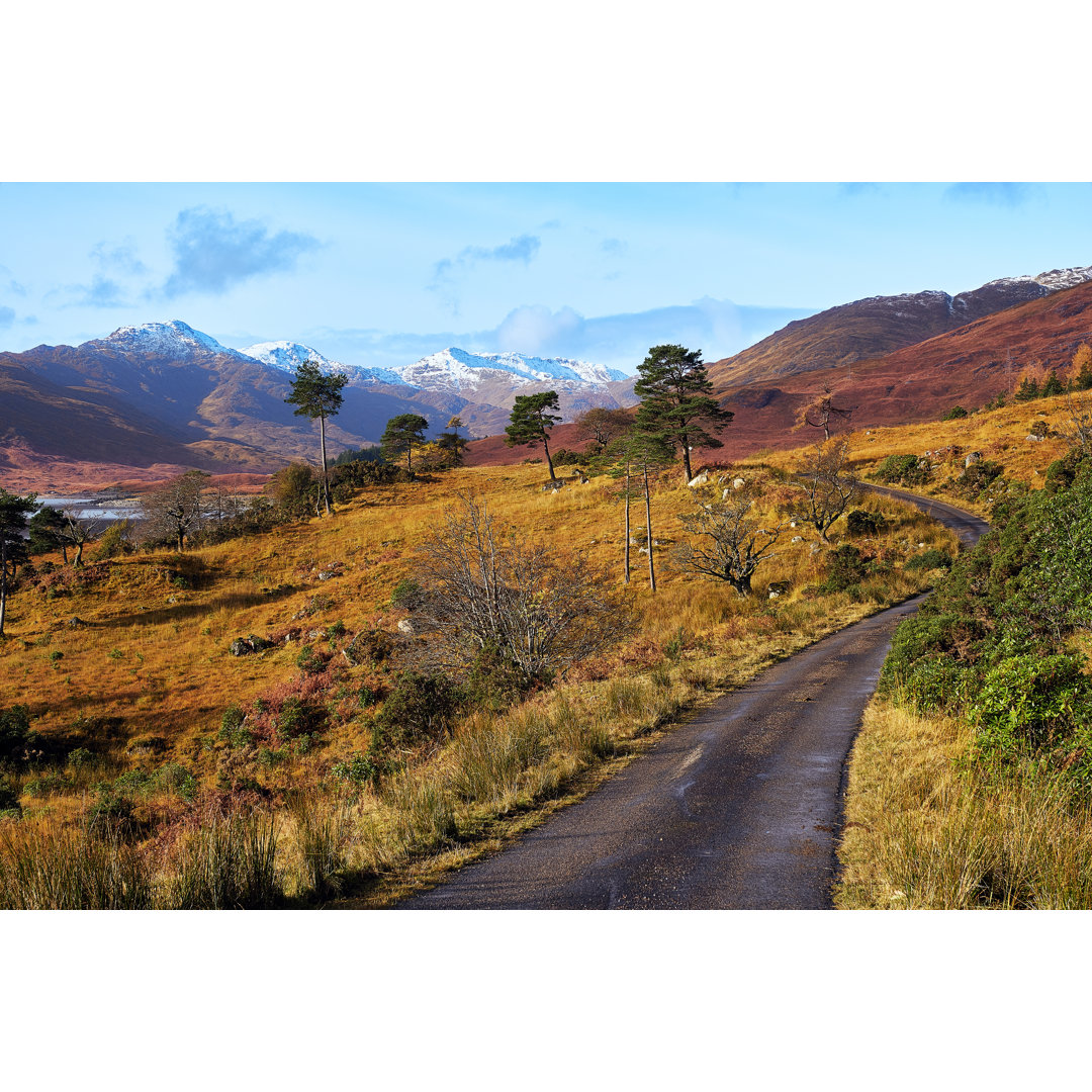 Loch Quoich-Landschaft von Lucentius - Druck