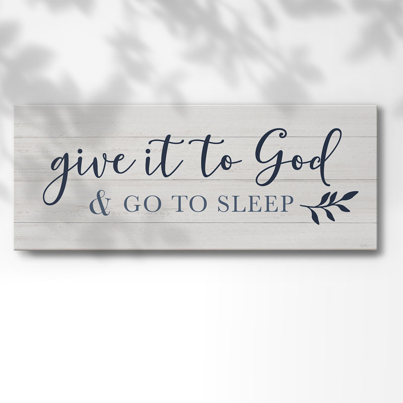 « Give It To God », H 20 po x l 50 po x P 1,5 po