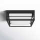 Krista Single Light Glass LED Flush Mount