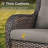 Wicker Rattan Swivel and Gliding Patio Wicker Chairs-94423870-94423871