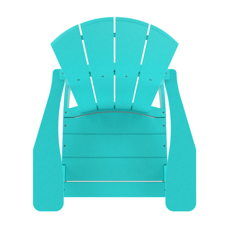Chaise classique Crystal Harbor Adirondack aigue-marine, Rouge