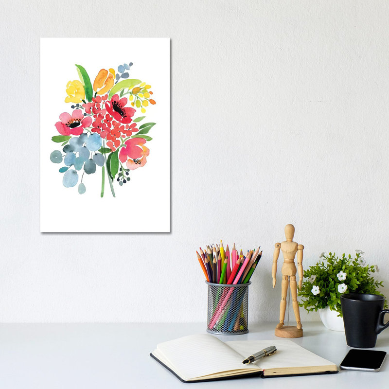 Opera Rose by Gosia Gregorczyk - Wrapped Canvas Print, 20.32 cm H x 30.48 cm W