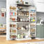71" Kitchen Pantry With 12 Door Shelves And 1 Adjustable Shelf-1833997263