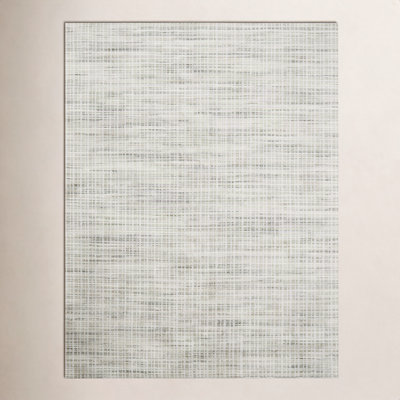 Hannon Green Hand-Woven Geometric Rug