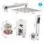 Système de pomme de douche mural 12 po-91799227