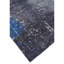 Tapis gris / bleu / jaune noué à la main de haute qualité-83445284