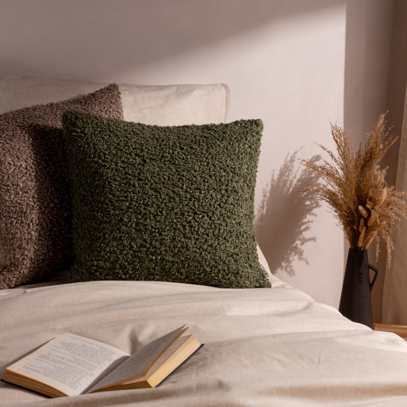 Dalrymple Square Cushion Cover, Khaki