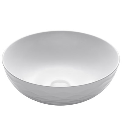 Lavabo de salle de bain vasque circulaire Thin Ceramics