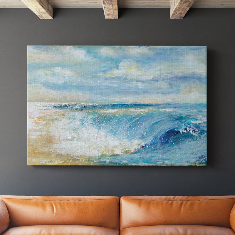 La vague parfaite - Cavas enveloppés de galerie, H 18 po x l 27 po