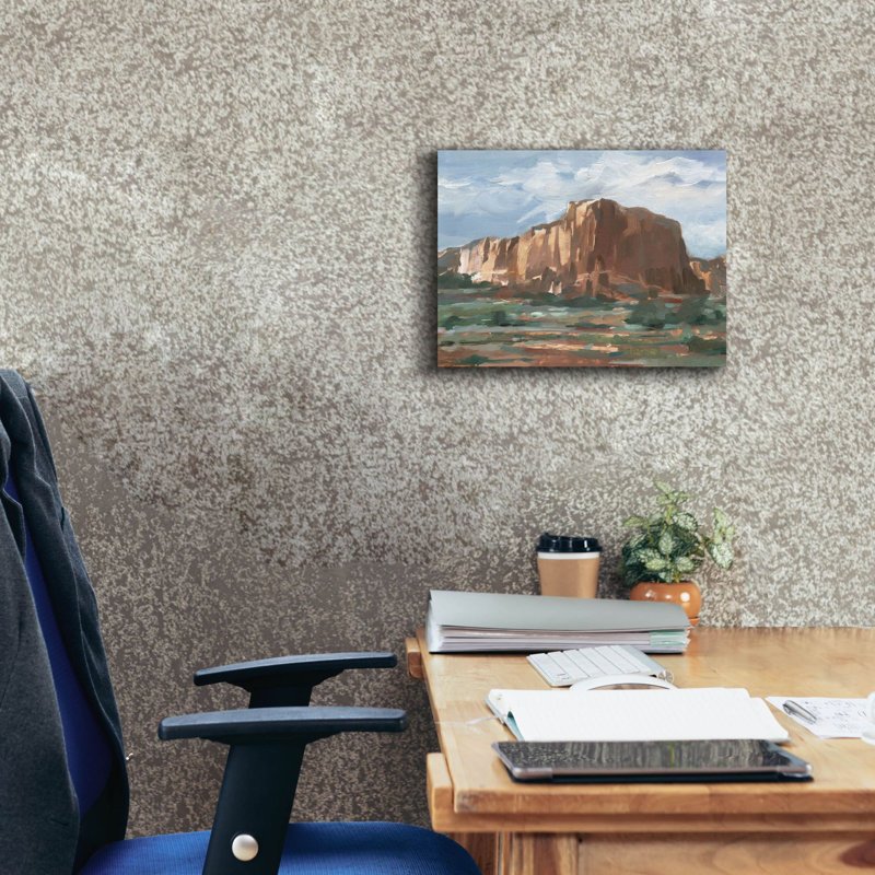 «Western Rock Formation 1» par Ethan Harper, art mural sur toile, H 12 po x l 16 po x P 0,75 po