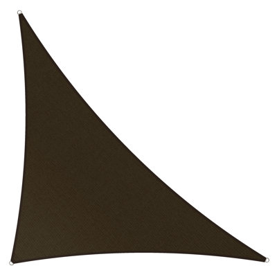 Voile d'ombrage triangulaire droit Amgo 200 g / m², blocage UV 95%