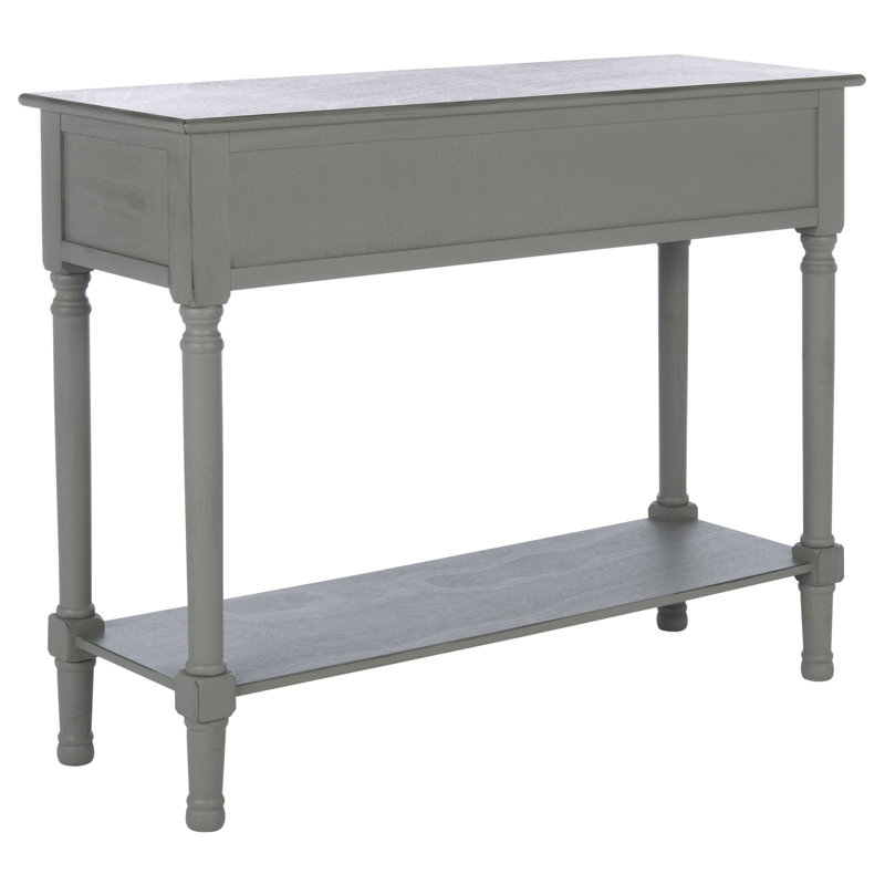 Dupuis Console Table, Distressed Gray, 30" H x 47" W x 13" D