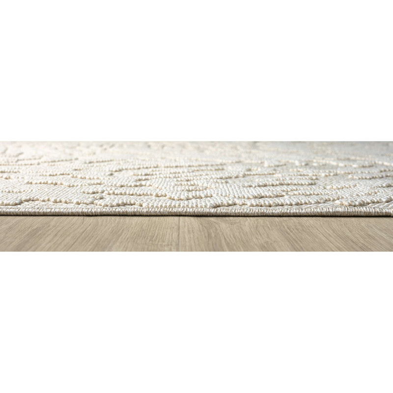 Tapis d'intérieur / extérieur tissé à la machine Topo, Rectangle 2 pi 3 po x 3 pi 3 po