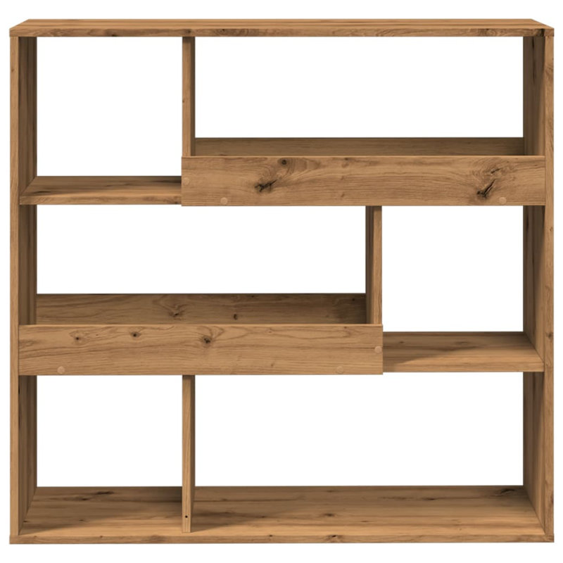 Texanna 94.5cm H x 100cm W Book Cabinet Bookcase, Artisian Oak