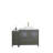 Ravenna 48" Freestanding Single Sink Bathroom Vanity with Engineered Marble Top and Matching Mirror-109234228