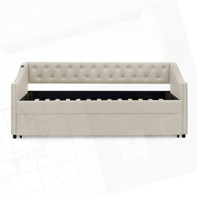 3-in-1 Pull-Out Sofa Bed | Dual USB Ports