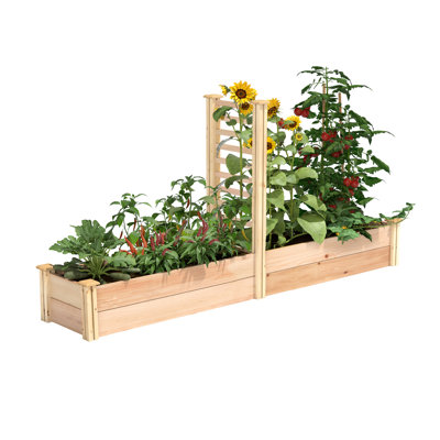 Wood Raised Garden Bed