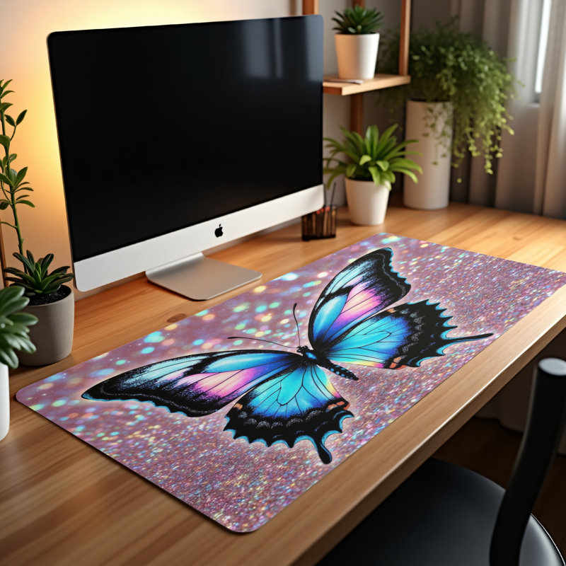 Polyester Desk Pad, 14.4x12.1