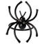 Anneau de serviette en étincelles halloween spider